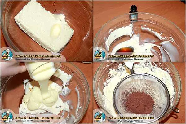 смешать сахар масло какао