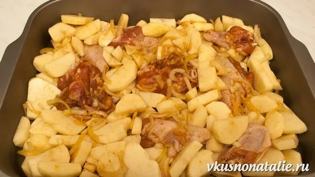 как приготовить курицу с картошкой