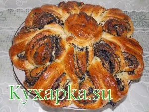 Ажурный пирог с маком