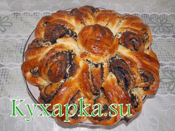 Ажурный пирог с маком