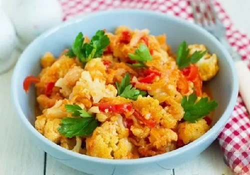 Цветная капуста с мясом