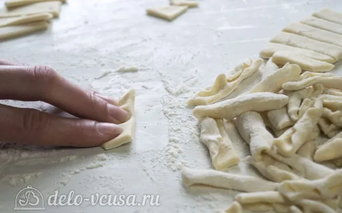 Галушки по-чеченски: Формировать галушки